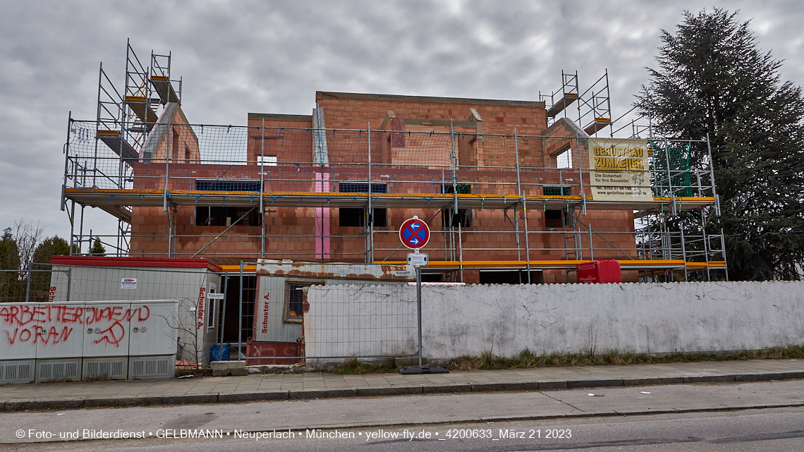 21.03.2023 - Baustelle und Wohnanlage Niederalmstraße 16